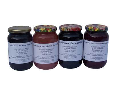 Traditionnal jams of burgundy